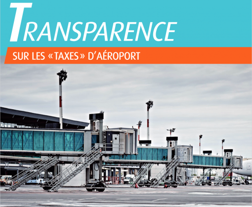 Transparence sur les taxes aéroport