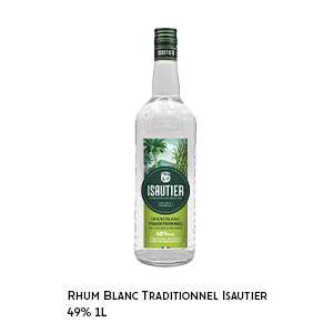 Rhum blanc 1L Isautier
