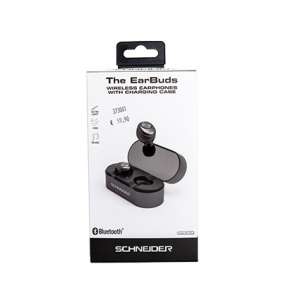 Earbuds Bluetooth Noir + micro SCHNEIDER