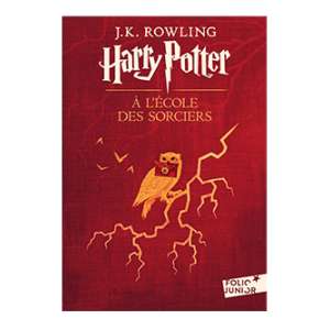 Harry Potter À l'école des sorciers (Tome1), de JK Rowling - Gallimard Jeunesse Folio Junior