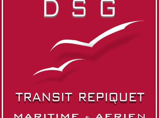 Logo DSG TRANSIT REPIQUET de la Réunion Roland Garros 