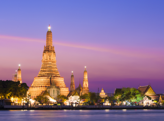 Depuis l’aéroport de La Réunion Roland Garros, envolez-vous pour la capitale de la Thaïlande, Bangkok