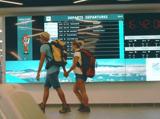 Passagers départ